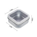 Transparent Window Square Tin Storage Box - Image 5