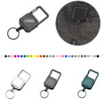 Badge Reel Keychain With Carabiner