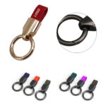 Car Cowhide Keychain