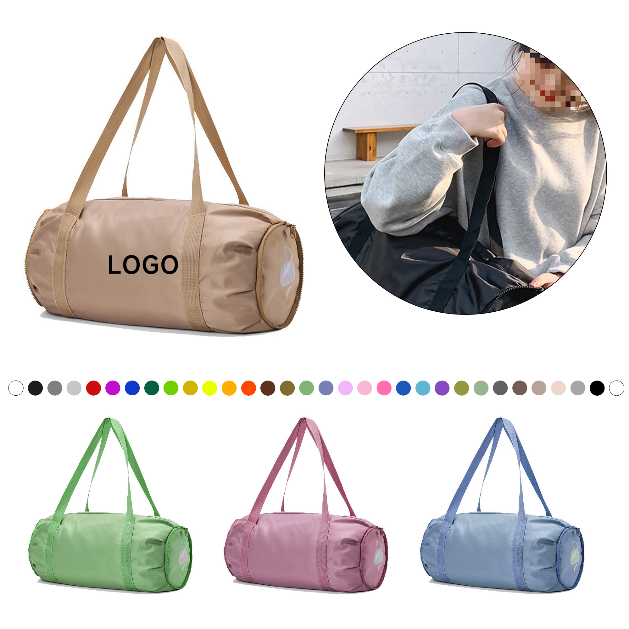 47456 Folding Large Capacity Gym Bag - Image 1