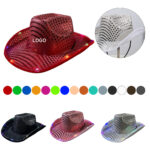 Shiny Light Up Cowboy Hat