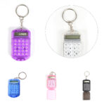 Mini Flip-Top Calculator With Key Chain