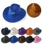 Wide Brim Western Cowboy Felt Hats