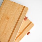 Retro Wood Grain Business Notebook - Image 3