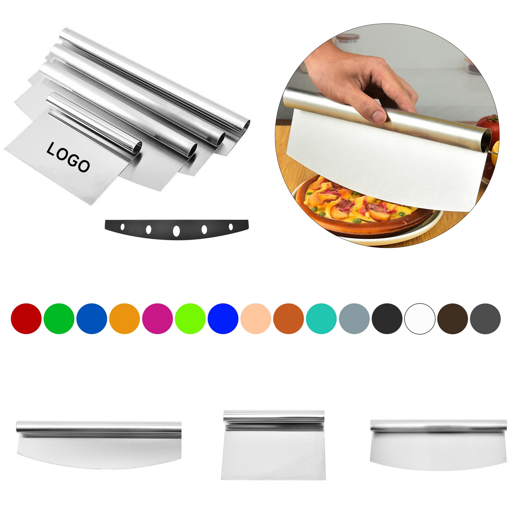 9072578-1-pic Stainless Steel Slicer Knife with Blade Cover - Image 1