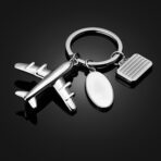 3D Metal Airplane Key Rings - Image 2
