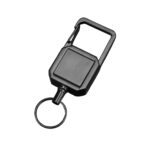 Badge Reel Keychain With Carabiner - Image 2
