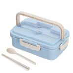 Portable Wheat Straw Bento Box - Image 2