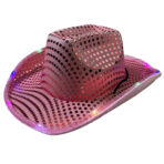 Shiny Light Up Cowboy Hat - Image 3