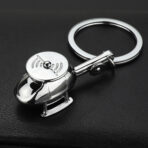 3D Metal Airplane Key Rings - Image 3
