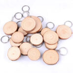 Log Wood Slices Keychain - Image 2