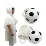 Soccer Ball Keychain Disposable Raincoat - Image 3
