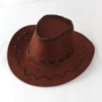 Wide Brim Western Cowboy Felt Hats - Image 3